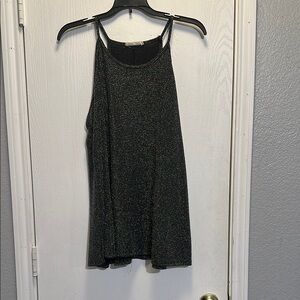 Black Sleeveless Tank Top with Relaxed Fit